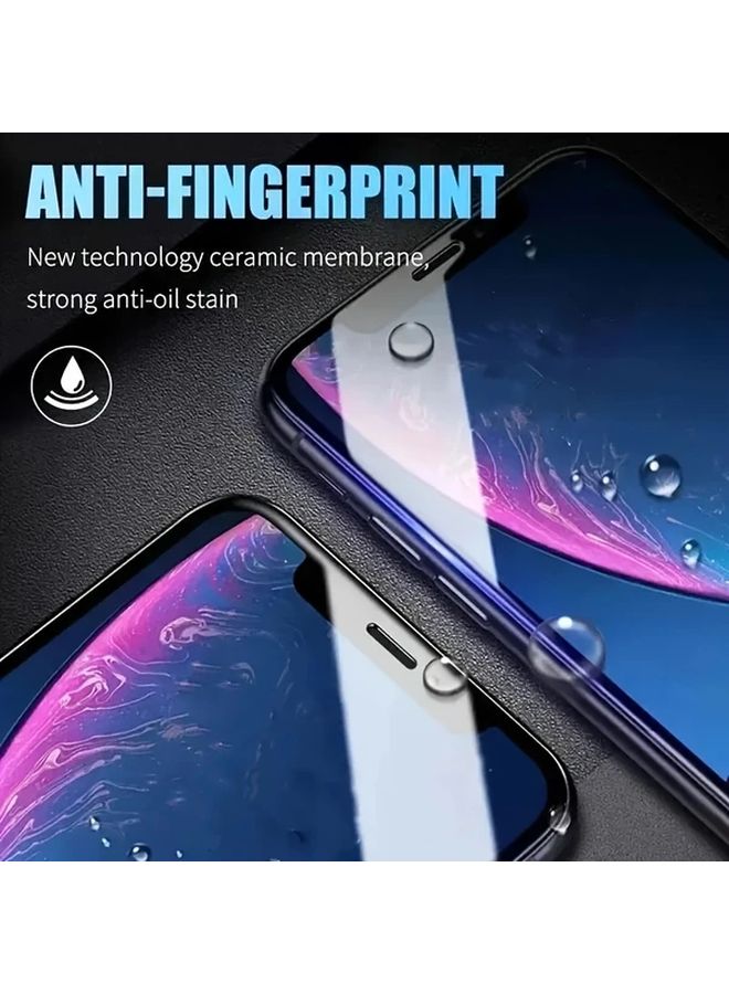 2 Pack Ceramic Screen Protector For iPhone 13 Pro Max Full Coverage Matte Case Friendly - Image 3